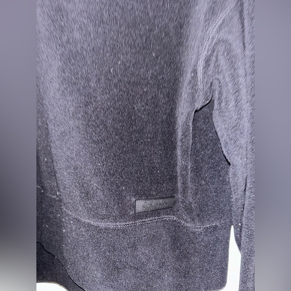 COPY - Gorgeous mint vintage Calvin Klein cropped ladies hoodie black velour / … - Picture 5 of 11